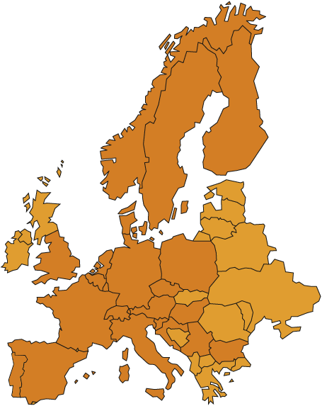 Erdgastankstellen in Europa